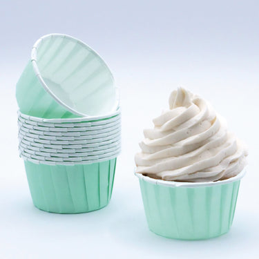 Cápsulas Cupcake Verde Água - JustAddLove
